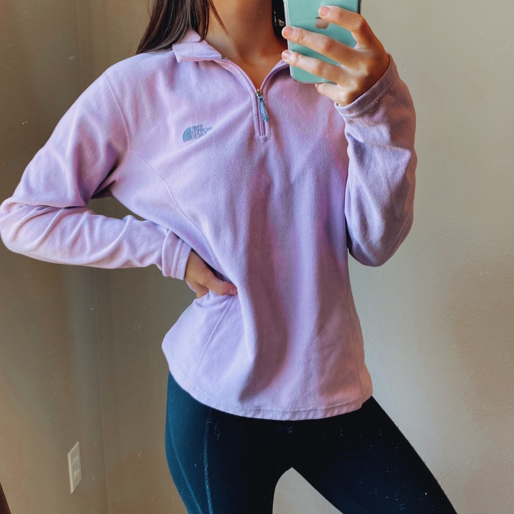 SOLD - The North Face quarter zip fleece